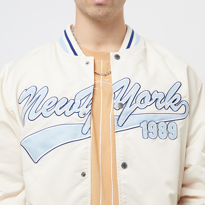 Karl Kani Varsity Bowling Jacket beige 24728 3