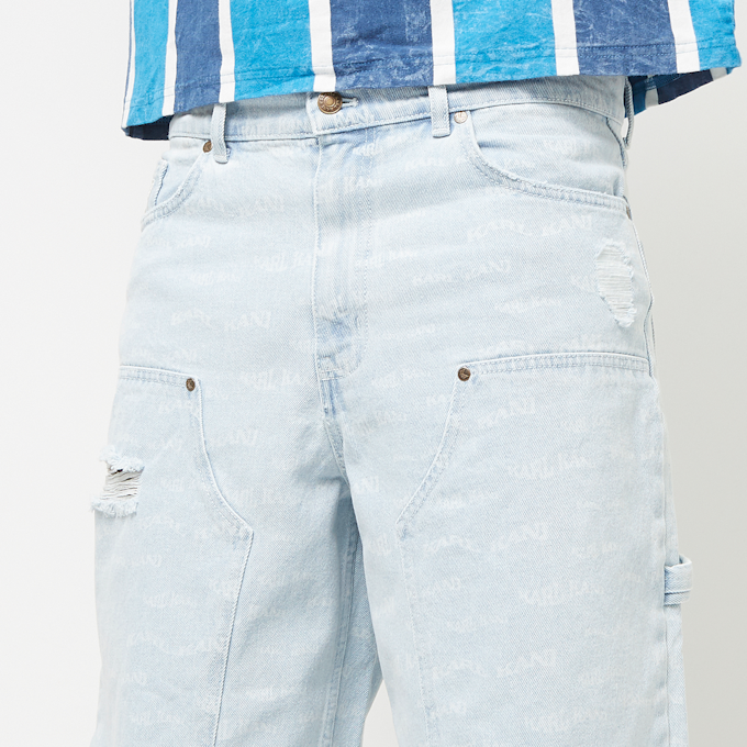 Karl Kani Og Heavy Distressed Wavy Print Carpenter niebieski 24734 3