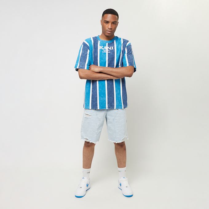 Karl Kani Og Heavy Distressed Wavy Print Carpenter blauw 24734 5
