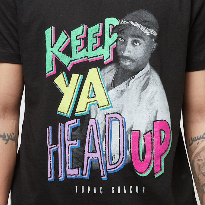 Artist by Mister Tee TuPac Keep Ya Head Up Tee schwarz 24759 3