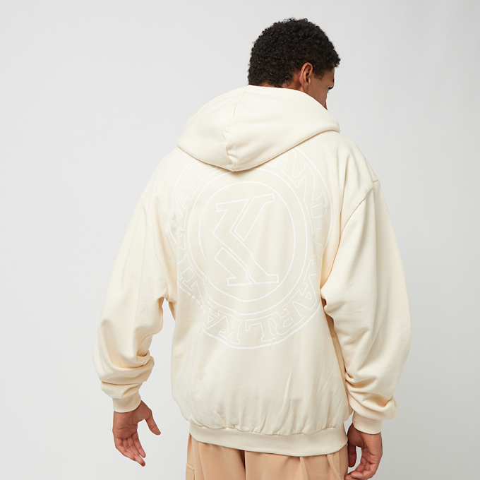 Karl Kani KK CHEST RETRO OS ZIP HOODIE cream branco 24794 1