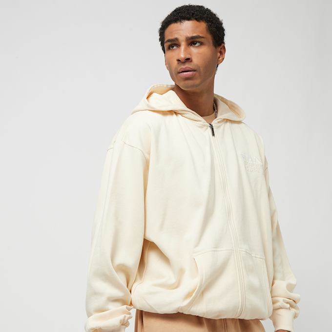 Karl Kani KK CHEST RETRO OS ZIP HOODIE cream branco 24794 2