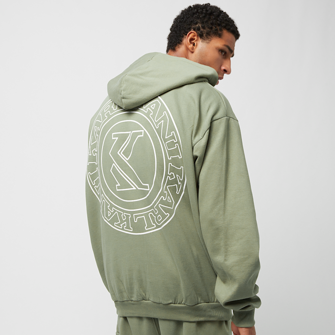 Karl Kani Chest Retro Oversized Zip Hoodie verde 24796 1