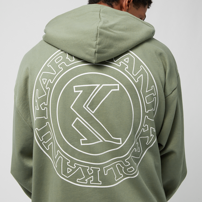 Karl Kani Chest Retro Oversized Zip Hoodie zielony 24796 4