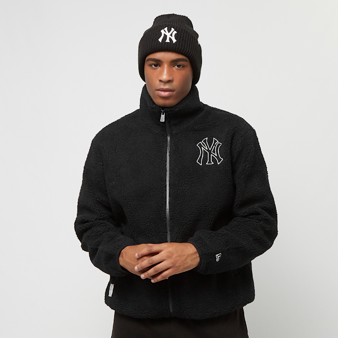 New Era MLB Sherpa Jacket New York Yankees crna 24809 2
