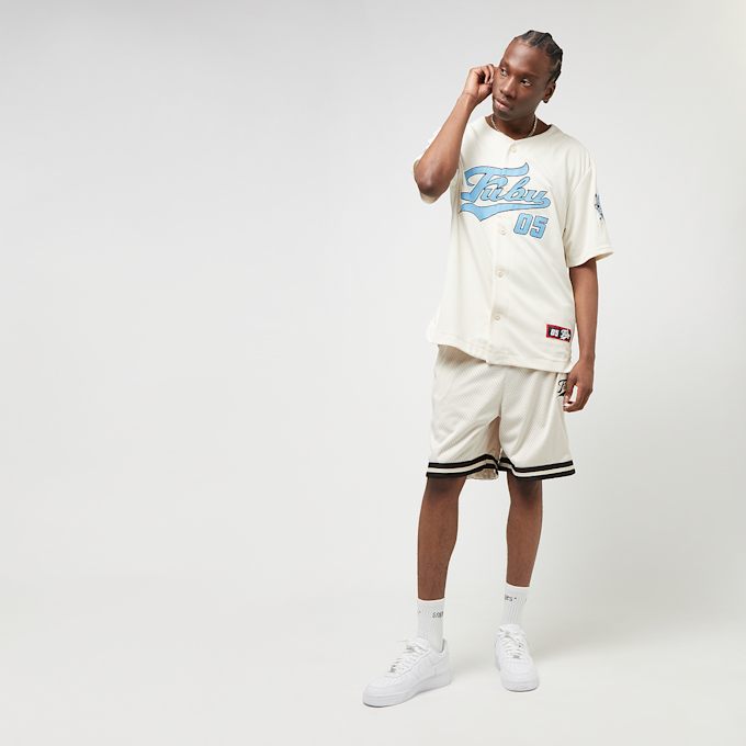 FUBU Varsity Mesh Shorts blanco 24818 6