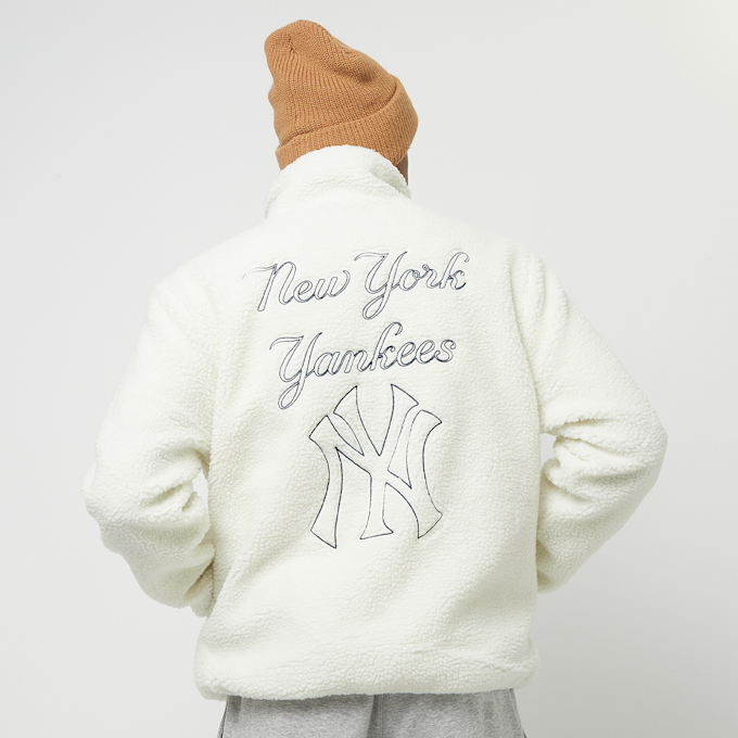 New Era MLB Sherpa Jacket New York Yankees biały 24865 1