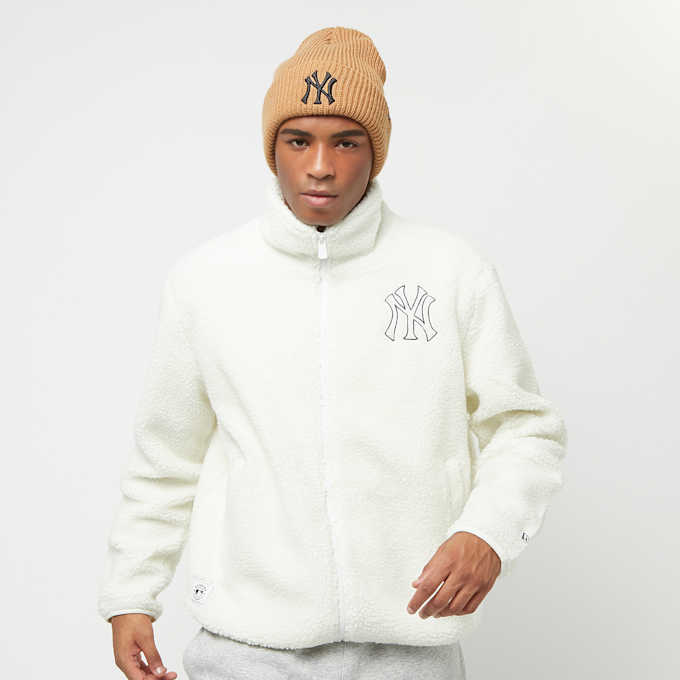 New Era MLB Sherpa Jacket New York Yankees weiß 24865 2
