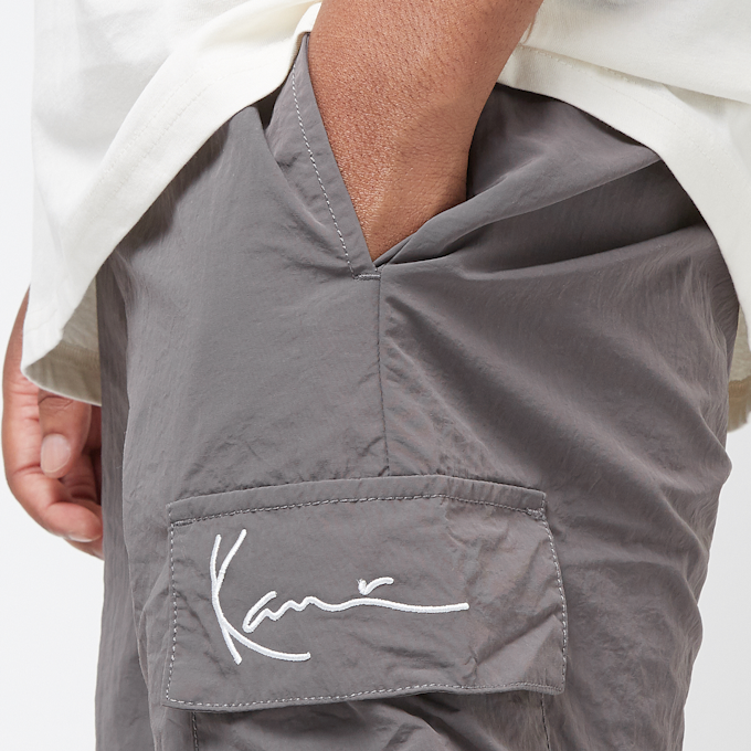 Karl Kani Small Signature Essential Cargo Shorts cinzento 24928 3