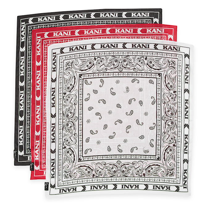 Karl Kani Signature Paisley Bandanas (3 Pack) wielokolorowy 24964 1