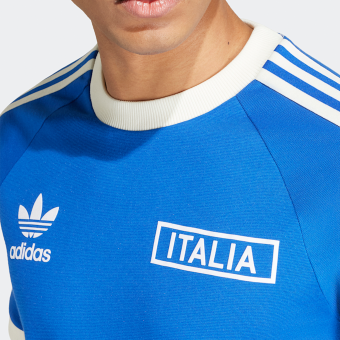 adidas Originals FIGC Italien 3-Streifen T-Shirt Football Pack blu 25021 3