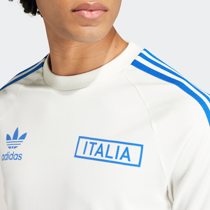 adidas Originals FIGC Italien 3-Streifen T-Shirt Football Pack weiß 25022 3