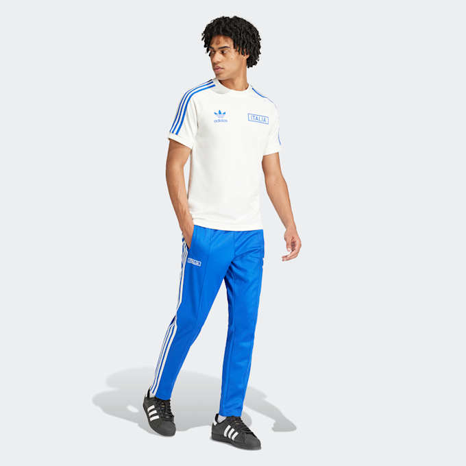 adidas Originals FIGC Italien 3-Streifen T-Shirt Football Pack blanco 25022 5