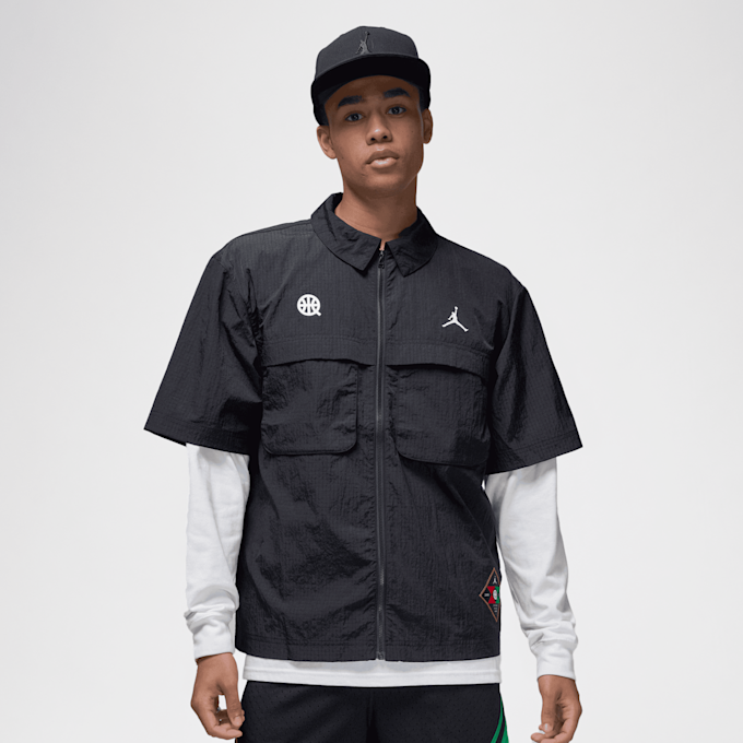 Jordan Quai 54 Warm-Up Shirt schwarz 25031 1