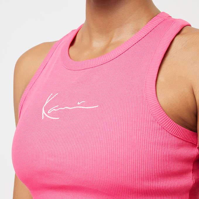 Karl Kani Small Signature Essential Racer Rib Top rosa 25035 3