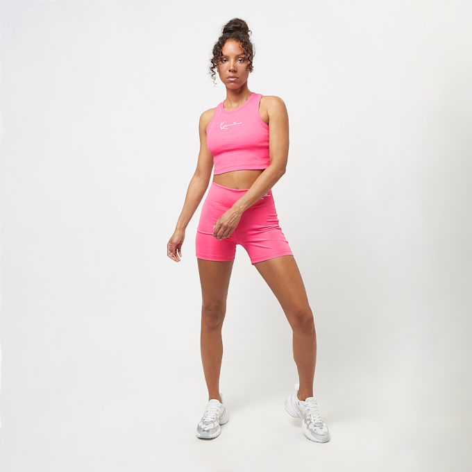 Karl Kani Small Signature Essential Racer Rib Top rose 25035 4