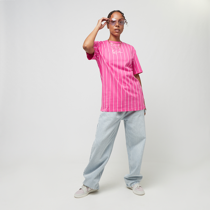Karl Kani Small Signature Essential Pinstripe Oversized Tee rosa 25037 4
