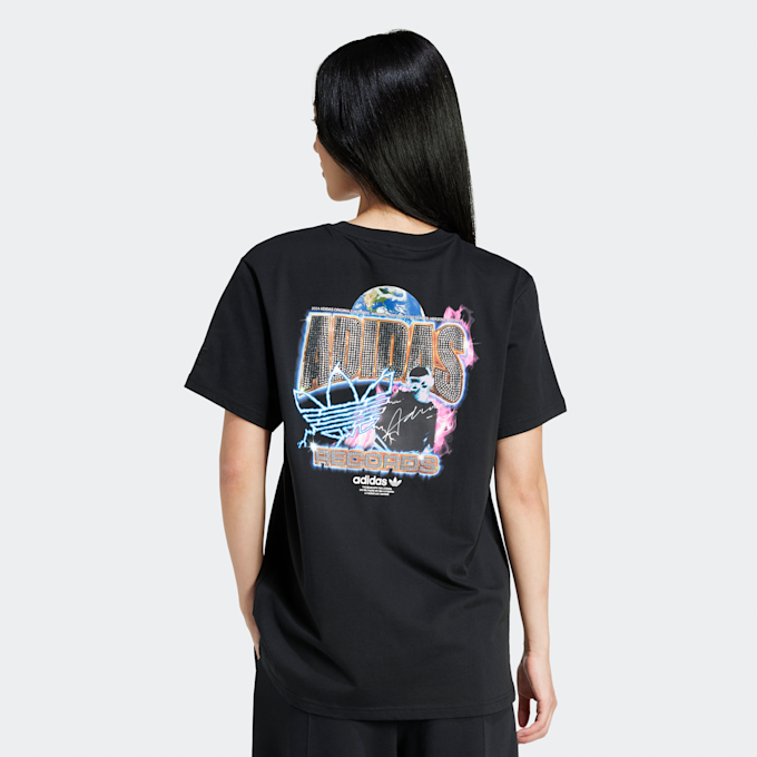 adidas Originals adi Records Graphic T-Shirt czarny 25039 2