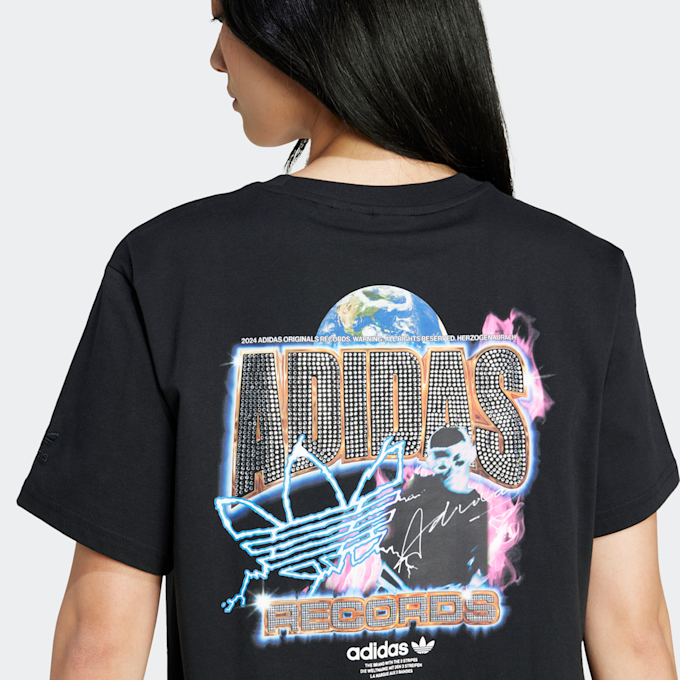 adidas Originals adi Records Graphic T-Shirt nero 25039 4