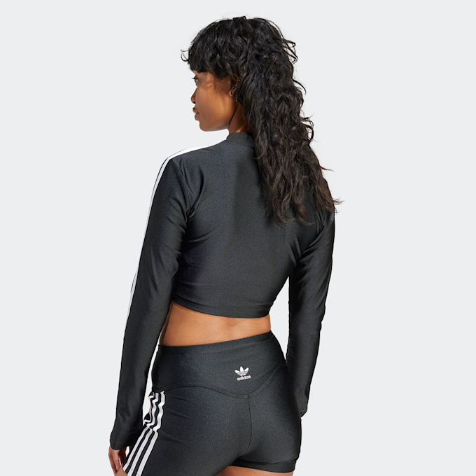 adidas Originals adicolor 3-Stripes Crop Longsleeve negro 25054 2