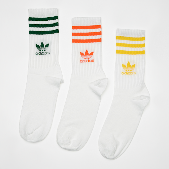 adidas Originals adicolor Crew Calzini (3 Pack) multicolore 25138 1