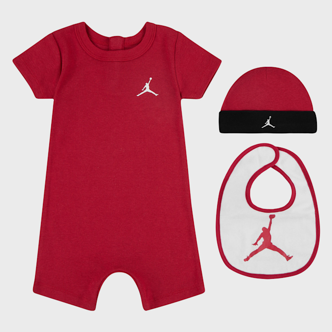 Jordan Junior Jumpman Romper (3 Piece) rood 25186 1