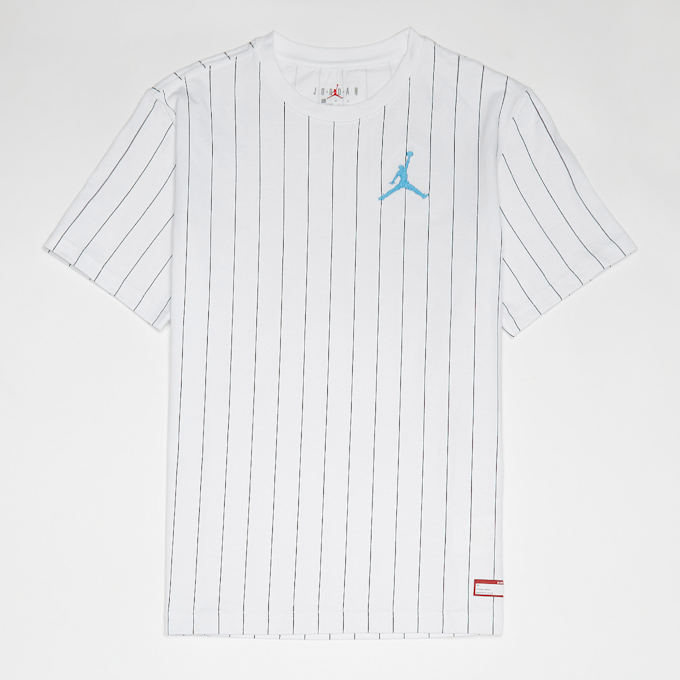 Jordan MVP Pinstrip Short Sleeve Tee blanc 25207 1