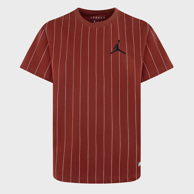 Jordan MVP Pinstrip Short Sleeve Tee brązowy 25208 1