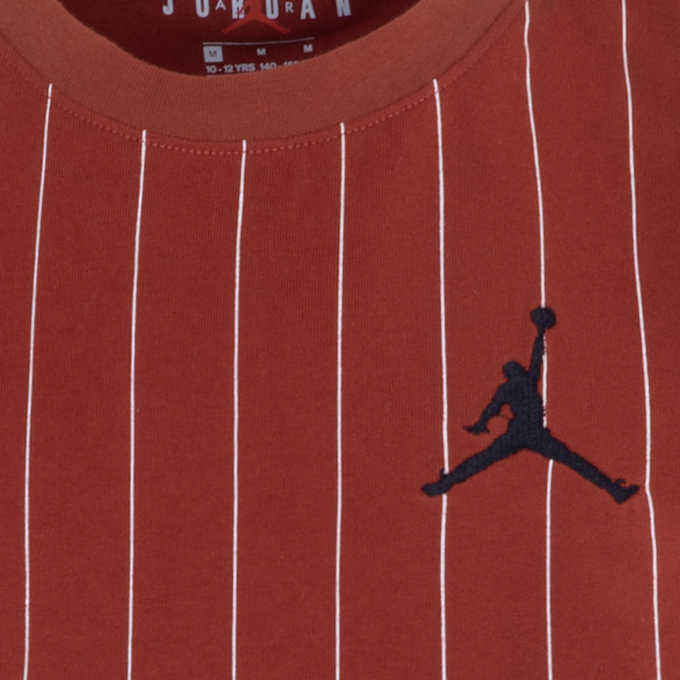 Jordan MVP Pinstrip Short Sleeve Tee castanho 25208 3