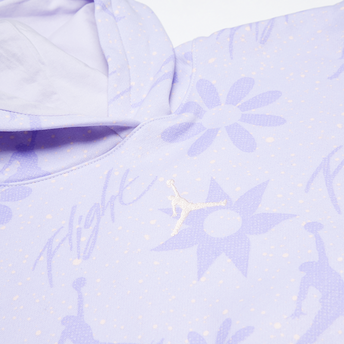 Jordan Floral Flight All Over Print Hoodie violeta 25222 3