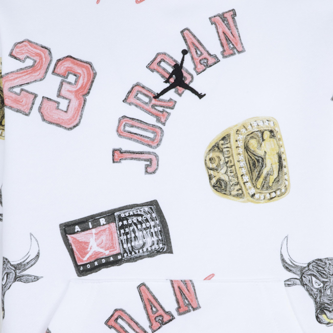 Jordan Michael Jordan Essentials All Over Print Fleece Pullover wit 25224 3