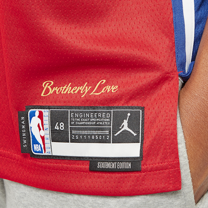 Jordan NBA Dri-FIT Swingman Jersey Philadelphia 76ers - Joel Embiid vermelho 25234 4