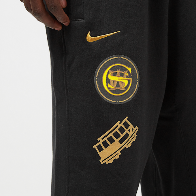 Nike   NBA Golden State Warriors Standard Issue Pants Courtside City Edition schwarz 25242 4