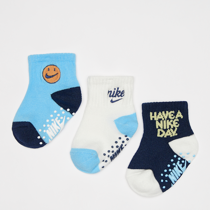 Nike 3 PACK - Gripper Socks bleu 25271 1