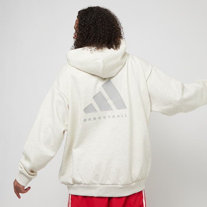 adidas Originals Felpa con cappuccio One Fleece bianco 25318 1