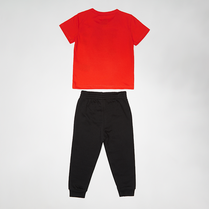 Nike Sportswear Shortsleeve Tee Fleece Pant Set (2 Piece) czarny 25326 2
