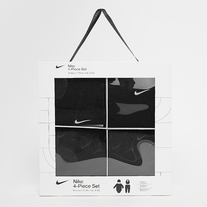 Nike   Velour Embossed Swoosh Set (4 Piece) preto 25349 3