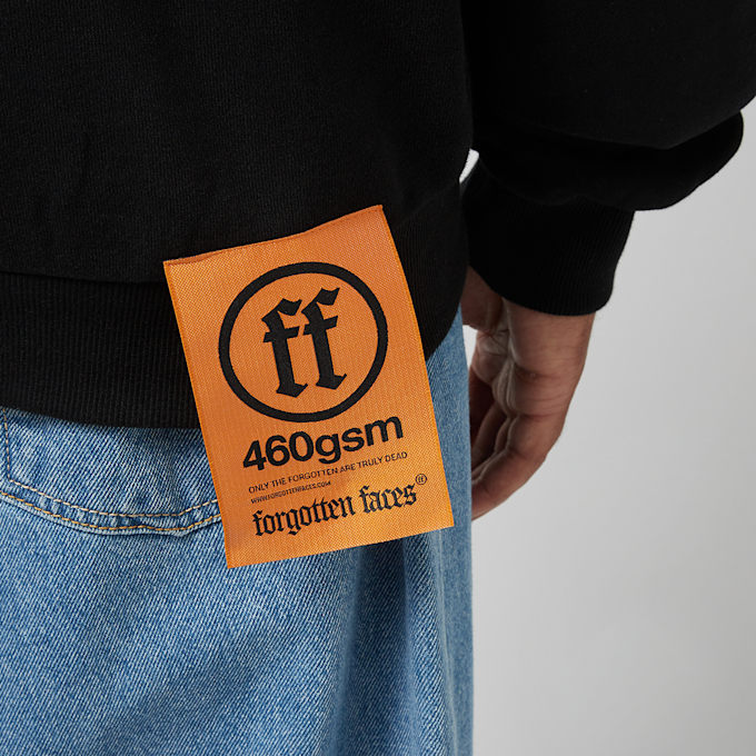 Forgotten Faces Caesar Ultra Heavy Zip Hoodie noir 25354 5