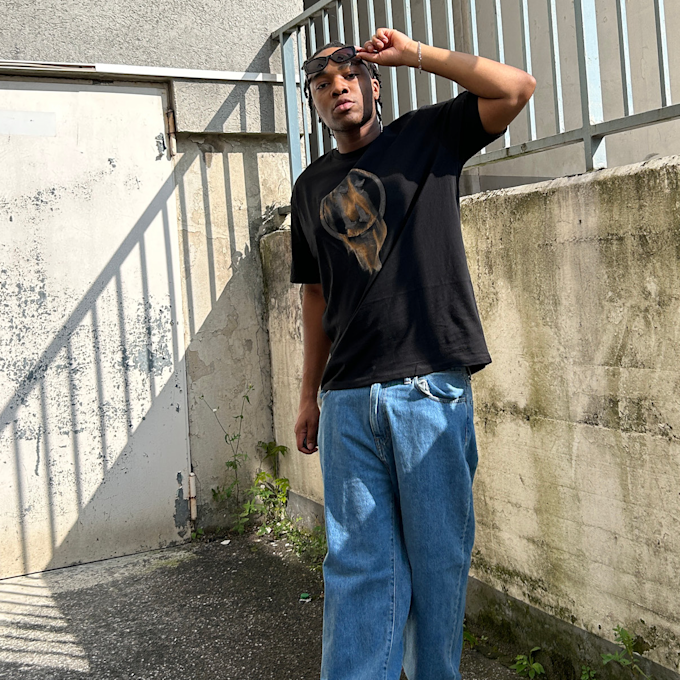 Forgotten Faces Sands Of Time Oversized Tee negro 25359 7