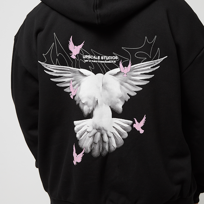 Upscale by Mister Tee Doves Oversize Zip Hoodie schwarz 25390 3