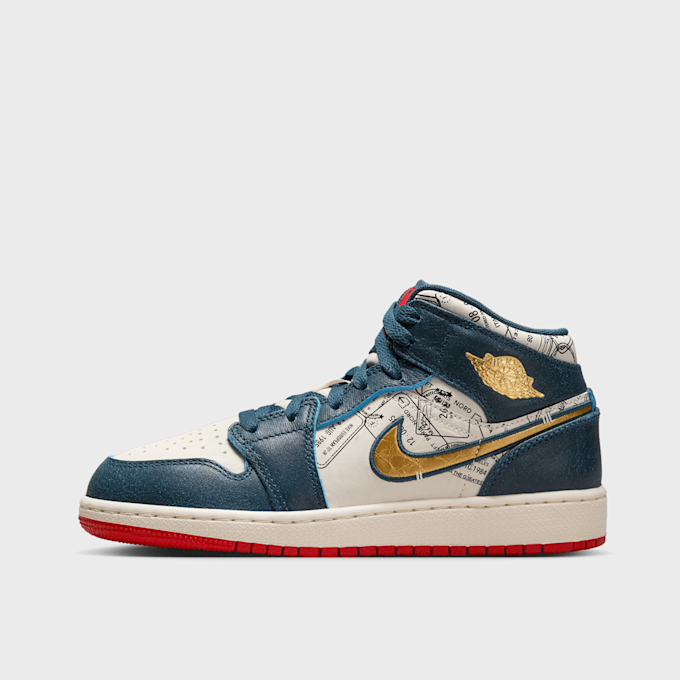 Jordan Air Jordan 1 Mid SE (GS) preto 25404 1