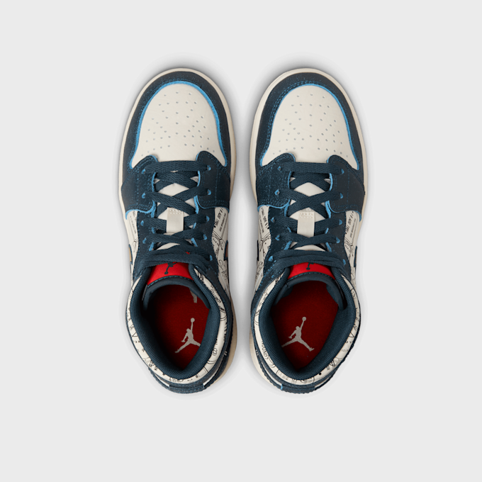 Jordan Air Jordan 1 Mid SE (GS) zwart 25404 6