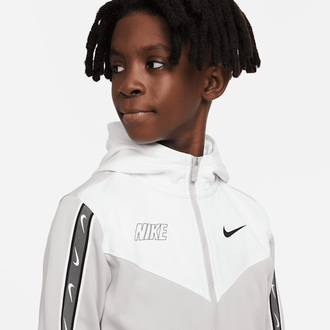 Nike Sportswear Repeat Swoosh Full-Zip Hoodie weiß 25459 3