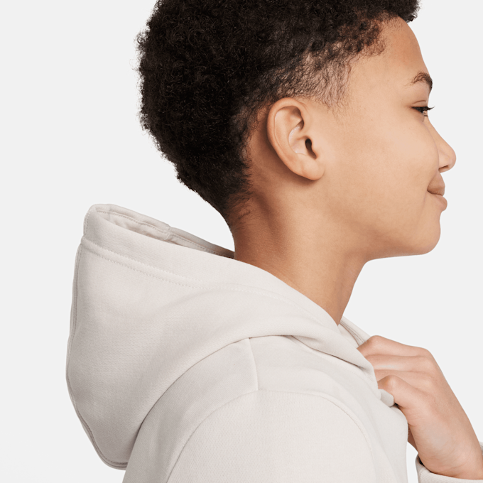 Nike   Sportswear Air Fleece Basketball Pullover Hoodie beige 25485 5