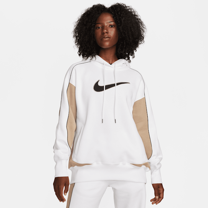 Nike Sportswear Oversize-Fleece-Hoodie weiß 28178 1