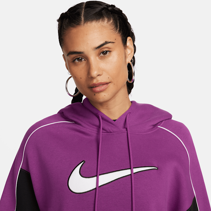 Nike Sportswear Oversize Fleece Hoodie roze 28180 3
