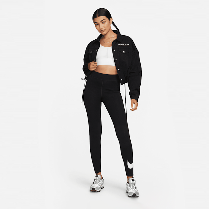 Nike Sportswear Classics Graphics High Rise Tight Swoosh crna 28194 4