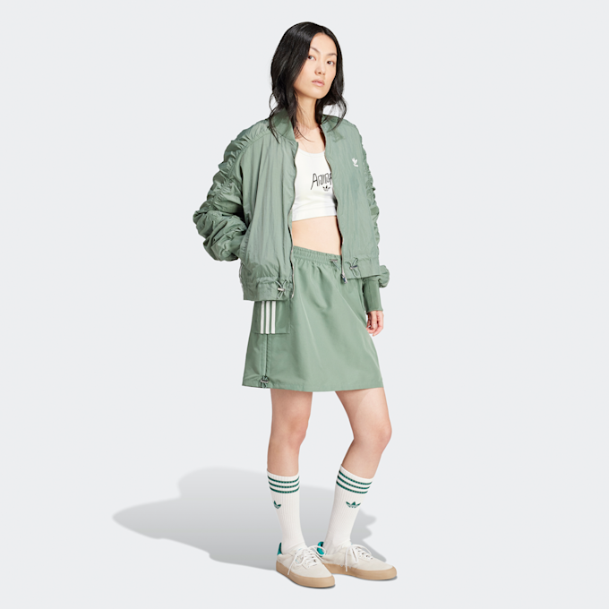 adidas Originals 3-Stripes Bomber Jacket Cargo Gorp Core Pack groen 28206 5
