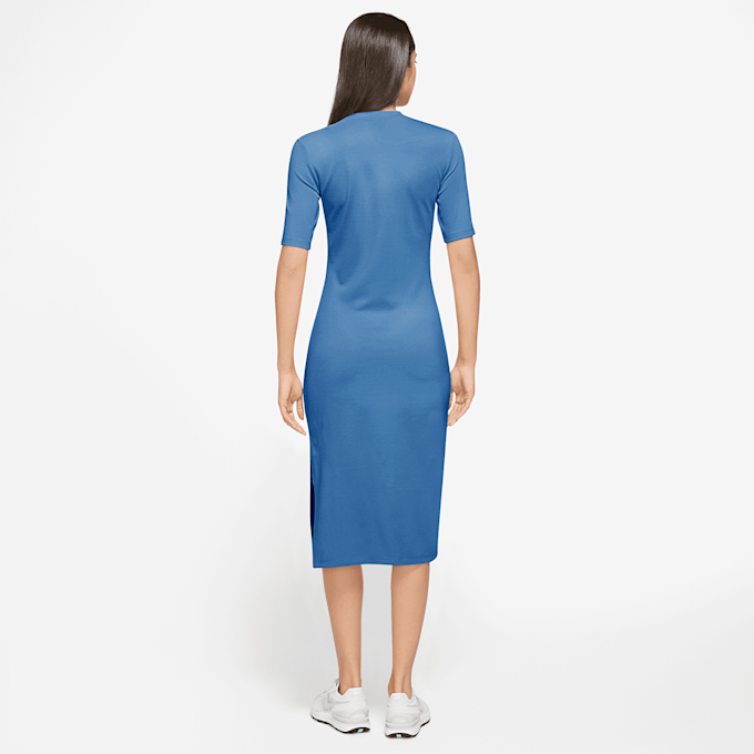 Nike Sportswear Chill Knit Women's Tight Midi Dress groen 28216 2