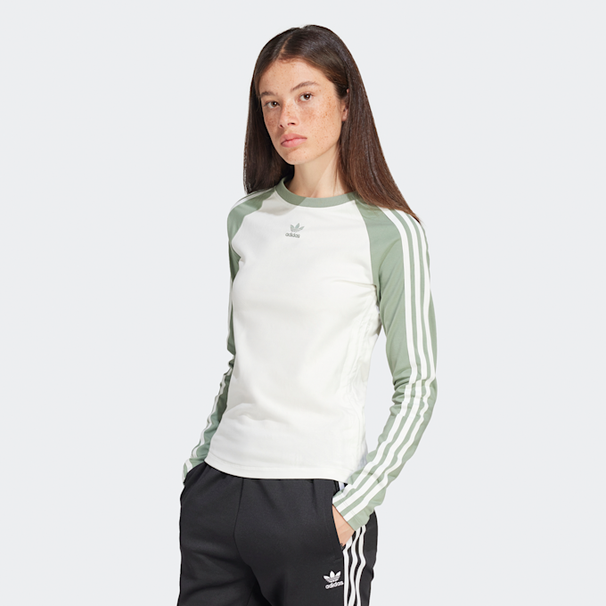 adidas Originals Longsleeve T-Shirt 3-Stripes Gorp Core Pack blanc 28225 1